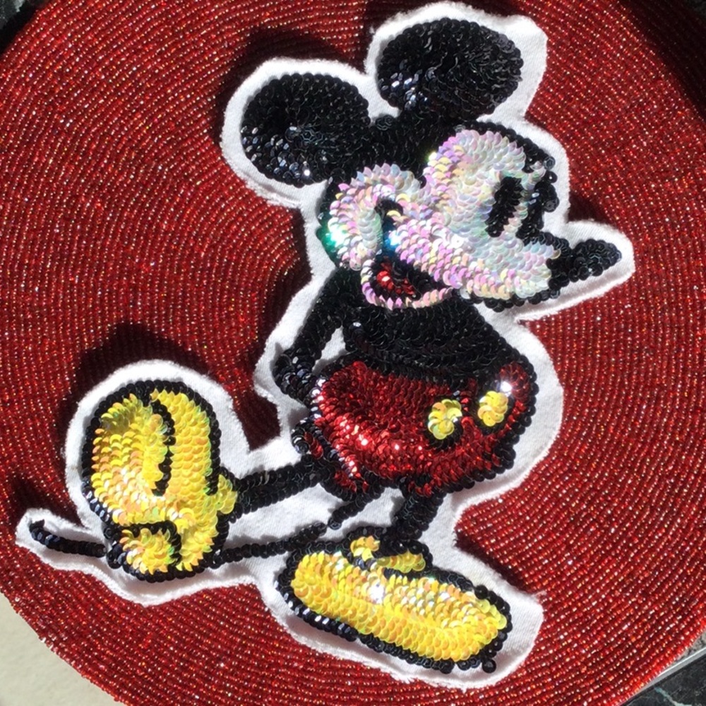 Disney Vintage sequined appliqués.  (2)